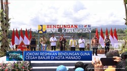 Jokowi Resmikan Bendungan Guna Cegah Banjir di Kota Manado