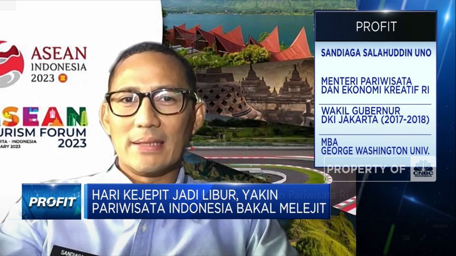 Cuti Bersama, Sandi Uno: Saatnya Healing & Pulihkan Pariwisata RI (CNBC Indonesia TV)