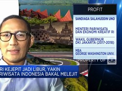Cuti Bersama,Sandi Uno: Saatnya Healing & Pulihkan Pariwisata