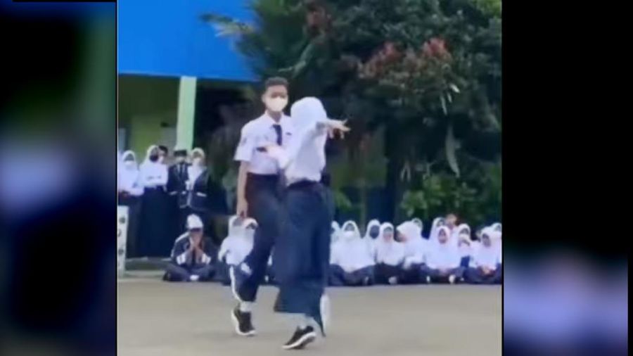 Dance sport siswi SMPN 1 Ciawi  (Tangkapan Layar Youtube)