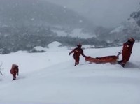 Penampakan Ngeri Longsor Salju Tibet-China, 8 Orang Tewas