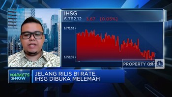 Wait & See Jelang Rilis Bunga Acuan BI, IHSG Dibuka Melemah
