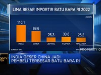 Bye China! India Kini Jadi Pembeli Terbesar Batu Bara RI