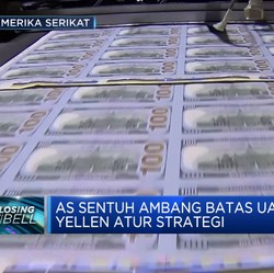 AS Sentuh Ambang Batas Uang, Yellen Atur Strategi