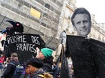 Chaos! Demo Besar-besaran Pecah di Prancis, Kota-Kota Lumpuh