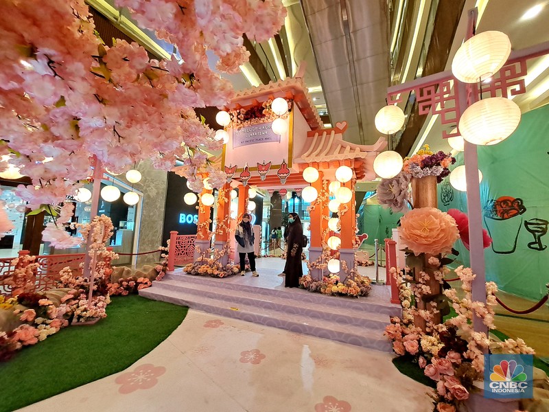 Suasana Mall Ibukota sambut Imlek (CNBC Indonesia/Muhammad Sabki)
