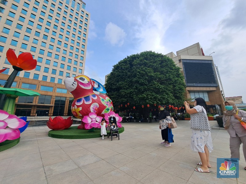 Suasana Mall Ibukota sambut Imlek (CNBC Indonesia/Muhammad Sabki) Suasana Mall Ibukota sambut Imlek (CNBC Indonesia/Muhammad Sabki)