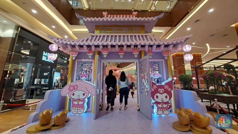 Suasana Mall Ibukota sambut Imlek (CNBC Indonesia/Muhammad Sabki)
