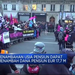 Video: Usia Pensiun di Prancis Bakal Dinaikkan, Rakyat Demo