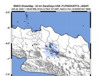 Waduh! Purwakarta Diguncang 3 Kali Gempa Beruntun