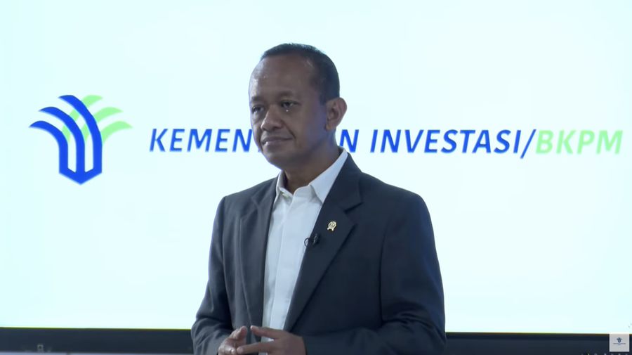 Keterangan Pers Menteri Investasi/Kepala Badan Koordinasi Penanaman Modal (BKPM) tentang Realisasi Investasi PMA & PMDN Triwulan IV (Oktober-Desember) Tahun 2022. (Tangkapan Layar Youtube Kementerian Investasi - BKP)