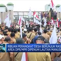 Ribuan Perangkat Desa Berunjuk Rasa Depan Gedung DPR