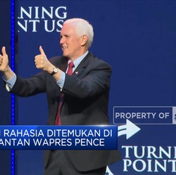 Dokumen Rahasia Ditemukan di Rumah Mantan Wapres Pence