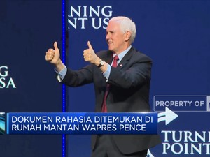 Dokumen Rahasia Ditemukan di Rumah Mantan Wapres Pence
