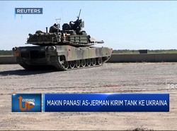 Makin Panas! AS-Jerman Kirim Tank Ke Ukraina
