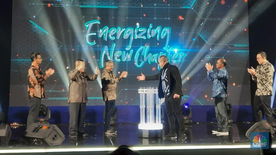 Peluncuran PT Pertamina Energy Terminal di Jakarta, Selasa (24/01/2023). (CNBC Indonesia/Firda Dwi Muliawati)