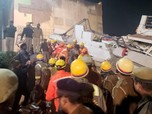 Mencekam, Proses Evakuasi Gedung Runtuh di India