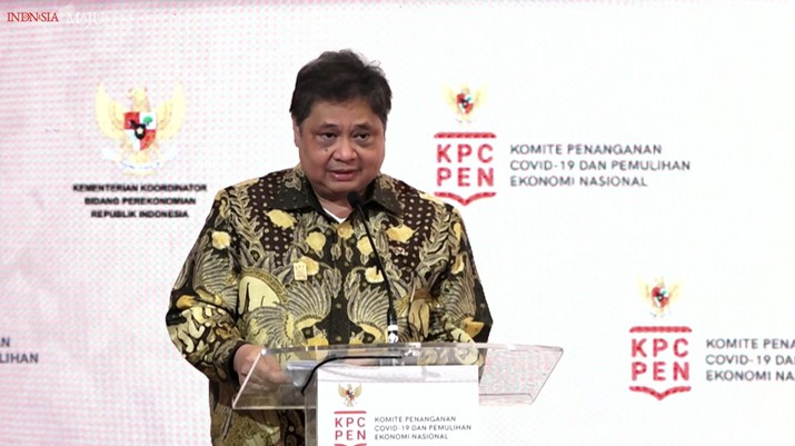 Airlangga Hartanto dalam acara Rakornas Transisi Penanganan Covid-19 dan Pemulihan Ekonomi Nasional 2023, Kamis (26/1/2023). (Tangkapan layar Youtube Setpres RI) Airlangga Hartanto dalam acara Rakornas Transisi Penanganan Covid-19 dan Pemulihan Ekonomi Nasional 2023, Kamis (26/1/2023). (Tangkapan layar Youtube Setpres RI)