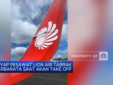 Sayap Pesawat Lion Air Tabrak Garbarata Bandara Mopah,Merauke