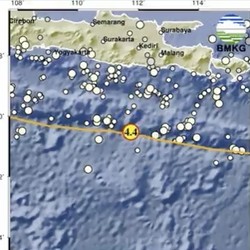 Selatan Jawa Diguncang Gempa M 5,4, Getaran Terasa Sampai Kota Yogya
