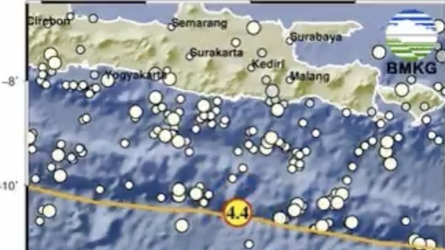 Gempa Pacitan. (Dok: BMKG)