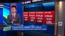 Market Focus: Saham Tambang Amblas Hingga IHSG Ditutup Hijau