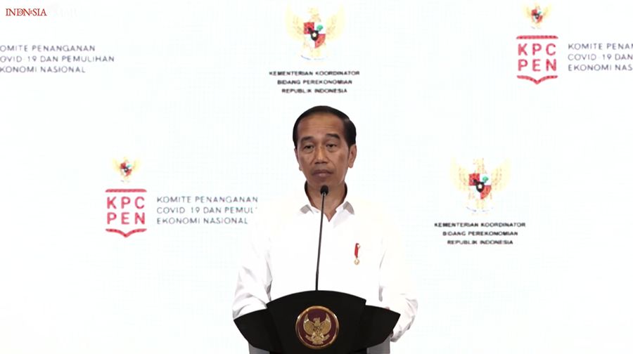 Presiden Jokowi dalam acara Rakornas Transisi Penanganan Covid-19 dan Pemulihan Ekonomi Nasional 2023, Kamis (26/1/2023). (Tangkapan layar Youtube Setpres RI)