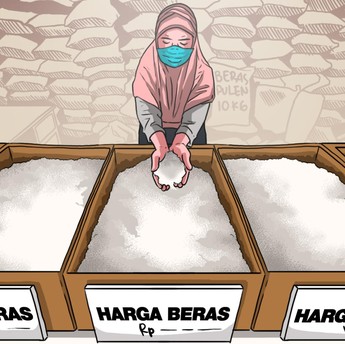 Terbang Terus, Harga Beras Belum Ada Tanda-tanda Turun Nih