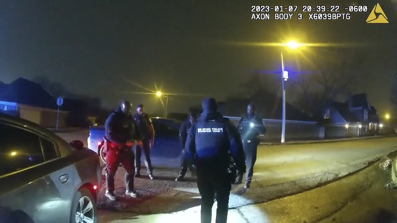 The image from video released on Jan. 27, 2023, by the City of Memphis, shows Tyre Nichols being treated by paramedics after a brutal attack by five Memphis police officers on Jan. 7, 2023, in Memphis, Tenn. Nichols died on Jan. 10. The five officers have since been fired and charged with second-degree murder and other offenses. (City of Memphis via AP)