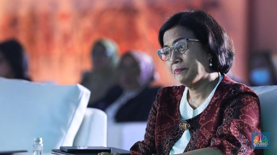Menteri Keuangan Sri Mulyani (CNBC Indonesia/Muhammad Sabki)