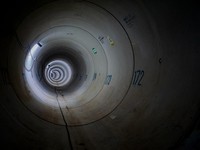 WIKA Lakukan Breakthrough Tunnel I Sodetan Ciliwung