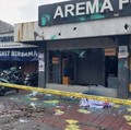 Demo Aremania Ricuh, Kantor Arema FC Rusak Dilempari Batu
