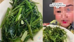 Wanita Ini Kecewa dengan Porsi Cah Kangkung Seharga Rp 78 Ribu di Restoran