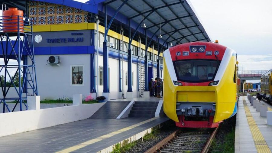 KA Makassar - Parepare siap beroperasi. (Dok. Kemenhub)