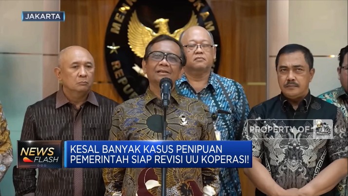 Kesal Kasus Indosurya, Mahfud: Revisi UU Koperasi Dipercepat! (CNBC Indonesia TV) Kesal Kasus Indosurya, Mahfud: Revisi UU Koperasi Dipercepat! (CNBC Indonesia TV)