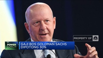 Pendapatan Perusahaan Turun, Gaji Bos Goldman Sachs Dipotong