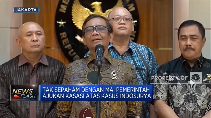 Tersangka Indosurya Divonis Bebas, Mahfud: Pemerintah Ajukan Kasasi! (CNBC Indonesia TV) Tersangka Indosurya Divonis Bebas, Mahfud: Pemerintah Ajukan Kasasi! (CNBC Indonesia TV)