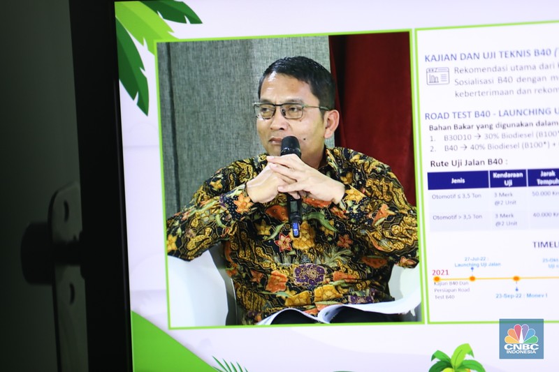 Bahan Bakar B35. Bahan Bakar B35. (CNBC Indonesia/Tri Susilo)