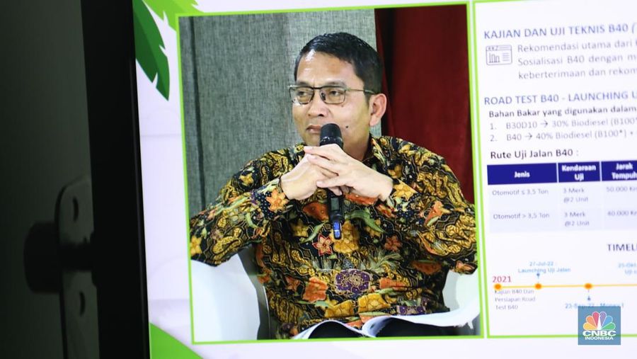 Bahan Bakar B35. (CNBC Indonesia/Tri Susilo)