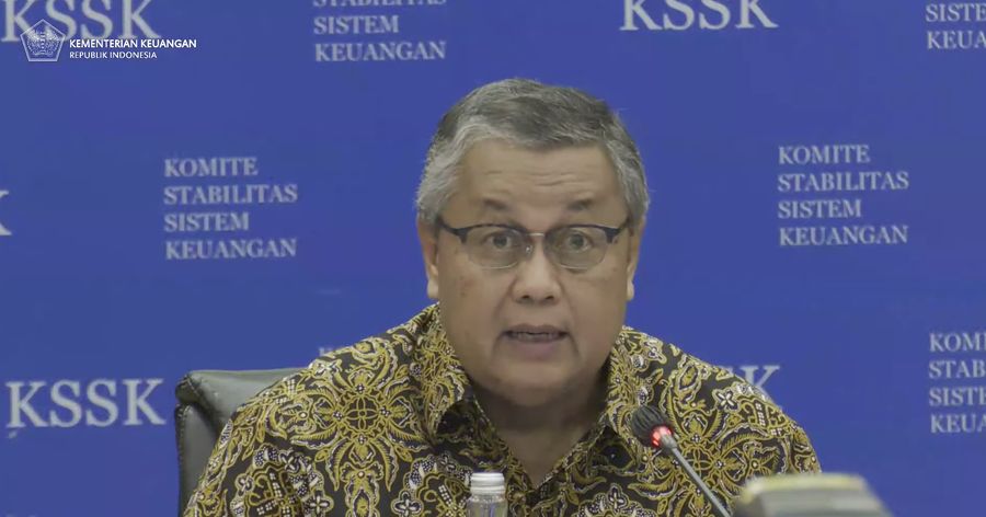 Gubernur Bank Indonesia Perry Warjiyo Konferensi Pers KSSK: Hasil Rapat Berkala KSSK I Tahun 2023