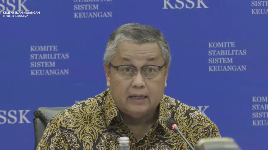 Gubernur Bank Indonesia Perry Warjiyo Konferensi Pers KSSK: Hasil Rapat Berkala KSSK I Tahun 2023