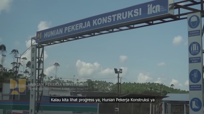 Pemerintah melalui Kementerian Pekerjaan Umum dan Perumahan Rakyat (PUPR) telah memulai pembangunan Ibu Kota Negara (IKN) Nusantara. Hingga awal tahun 2023, progres pembangunan telah mencapai 12 persen. (Tangkapan Layar Youtube Sekretariat Kabinet RI)