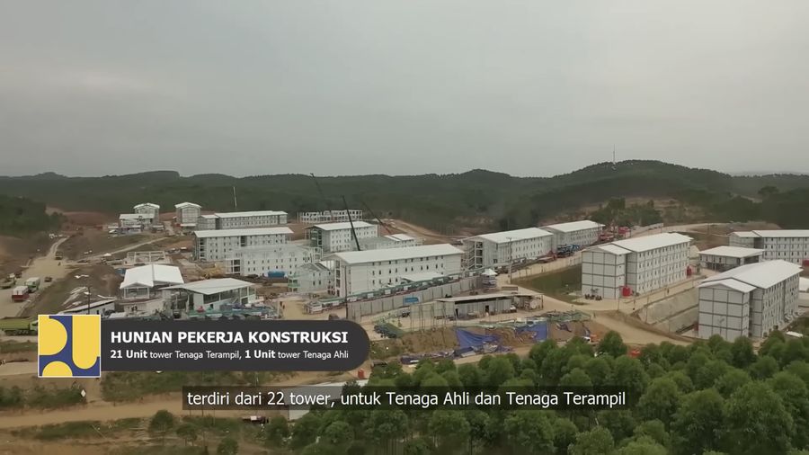 Pemerintah melalui Kementerian Pekerjaan Umum dan Perumahan Rakyat (PUPR) telah memulai pembangunan Ibu Kota Negara (IKN) Nusantara. Hingga awal tahun 2023, progres pembangunan telah mencapai 12 persen. (Tangkapan Layar Youtube Sekretariat Kabinet RI)