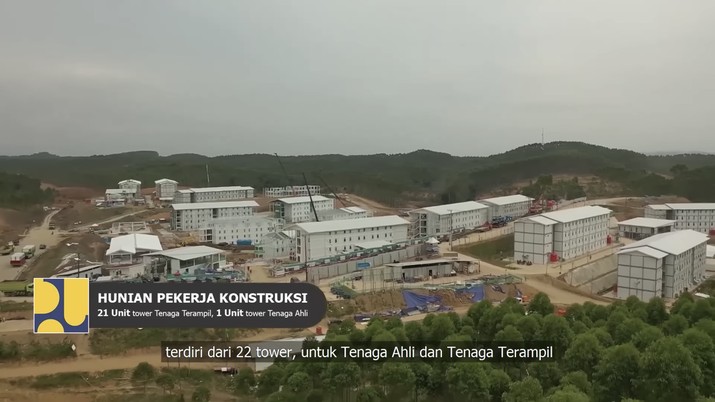 Pemerintah melalui Kementerian Pekerjaan Umum dan Perumahan Rakyat (PUPR) telah memulai pembangunan Ibu Kota Negara (IKN) Nusantara. Hingga awal tahun 2023, progres pembangunan telah mencapai 12 persen. Pemerintah melalui Kementerian Pekerjaan Umum dan Perumahan Rakyat (PUPR) telah memulai pembangunan Ibu Kota Negara (IKN) Nusantara. Hingga awal tahun 2023, progres pembangunan telah mencapai 12 persen. (Tangkapan Layar Youtube Sekretariat Kabinet RI)