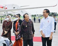 Tiba Di Bali, Jokowi Langsung Resmikan Pasar Sukowati