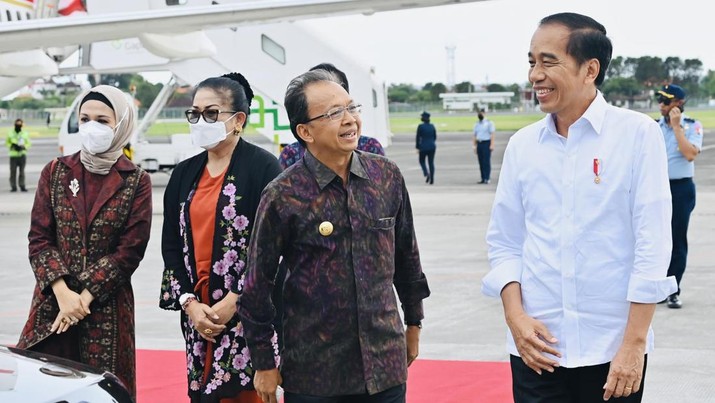 Presiden Jokowi dan Ibu Iriana Kunjungan Kerja ke Provinsi Bali, 1 Februari 2023. (Laily Rachev/Biro Pers RI)