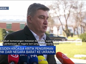 Presiden Kroasia Kritik Pengiriman Tank Dari Barat Ke Ukraina