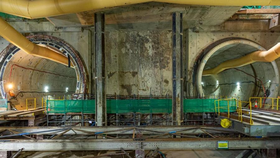 Progres pengerjaan MRT Jakarta Fase 2  yang telah mencapai 50,18%/Dok: MRT Jakarta