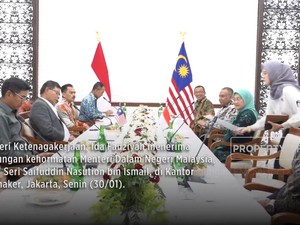 Video: Menaker Bertemu Mendagri Malaysia, Bahas Apa?