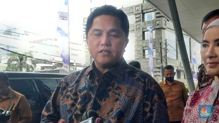 Menteri BUMN Erick Thohir didampingi Dirut Pertamna, Nicke Widyawati. (Doc Firda Dwi Muliawati) Menteri BUMN Erick Thohir didampingi Dirut Pertamna, Nicke Widyawati. (Doc Firda Dwi Muliawati)